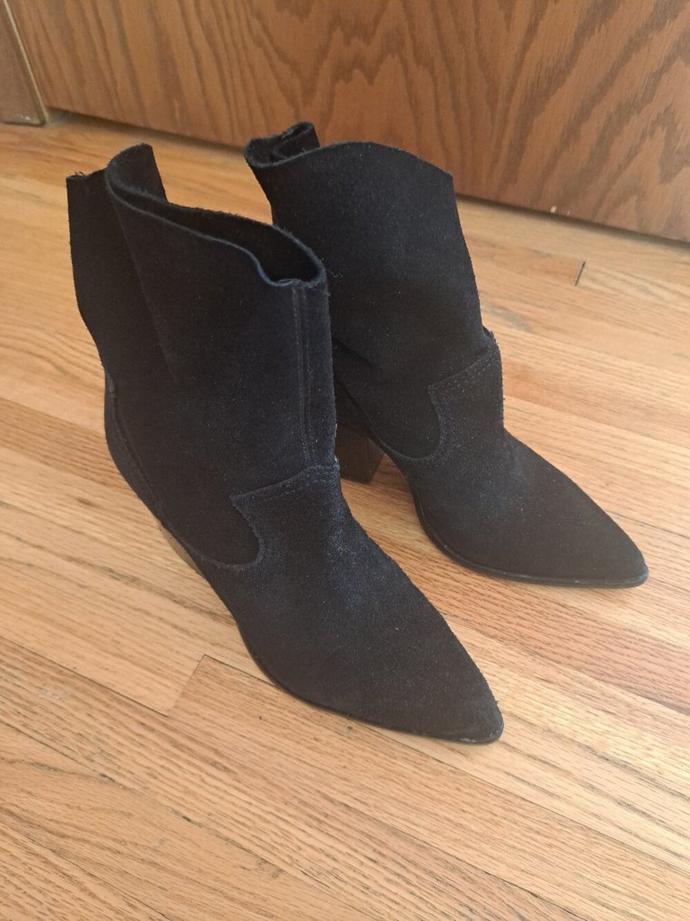 Schutz Suede Booties